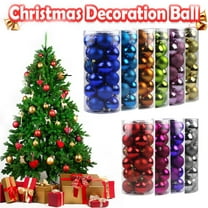 VWRXBZ Christmas Baubles Balls Xmas Tree Balls Christmas Decoration Party Ornaments Christmas Tree Balls 24 Piece Set