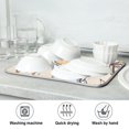 thumbnail image 7 of Yayeee Dish Drying Mat for Kitchen Counter 16"x18" Microfiber Absorbent Pad, Fall Coffee, 7 of 7