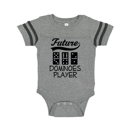 

Inktastic Future Dominoes Player Game Gift Gift Baby Boy or Baby Girl Bodysuit