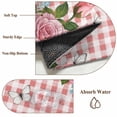 thumbnail image 6 of Round Rug 3.3Ft Washable Non-Slip, Pink Spring Floral Circle Area Rugs for Living Room Bedroom, Watercolor Flowers Butterfly Checkered Indoor Floor Mats Carpet Runner for Home Decor Aesthetic, 6 of 8