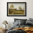 thumbnail image 3 of IDEA4WALL Premium Frame Wall Art Vintage Pastoral European Country Retro Print Nature Wilderness Fine Art Farmhouse Floral Botanical Wall Decor for Living Room, Office - 26"x36" Black, 3 of 5