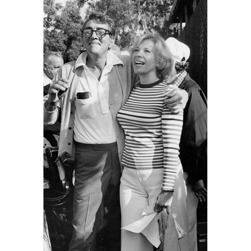 Dean Martin and Dinah Shore at a golf tournament Photo Print (8 x 10