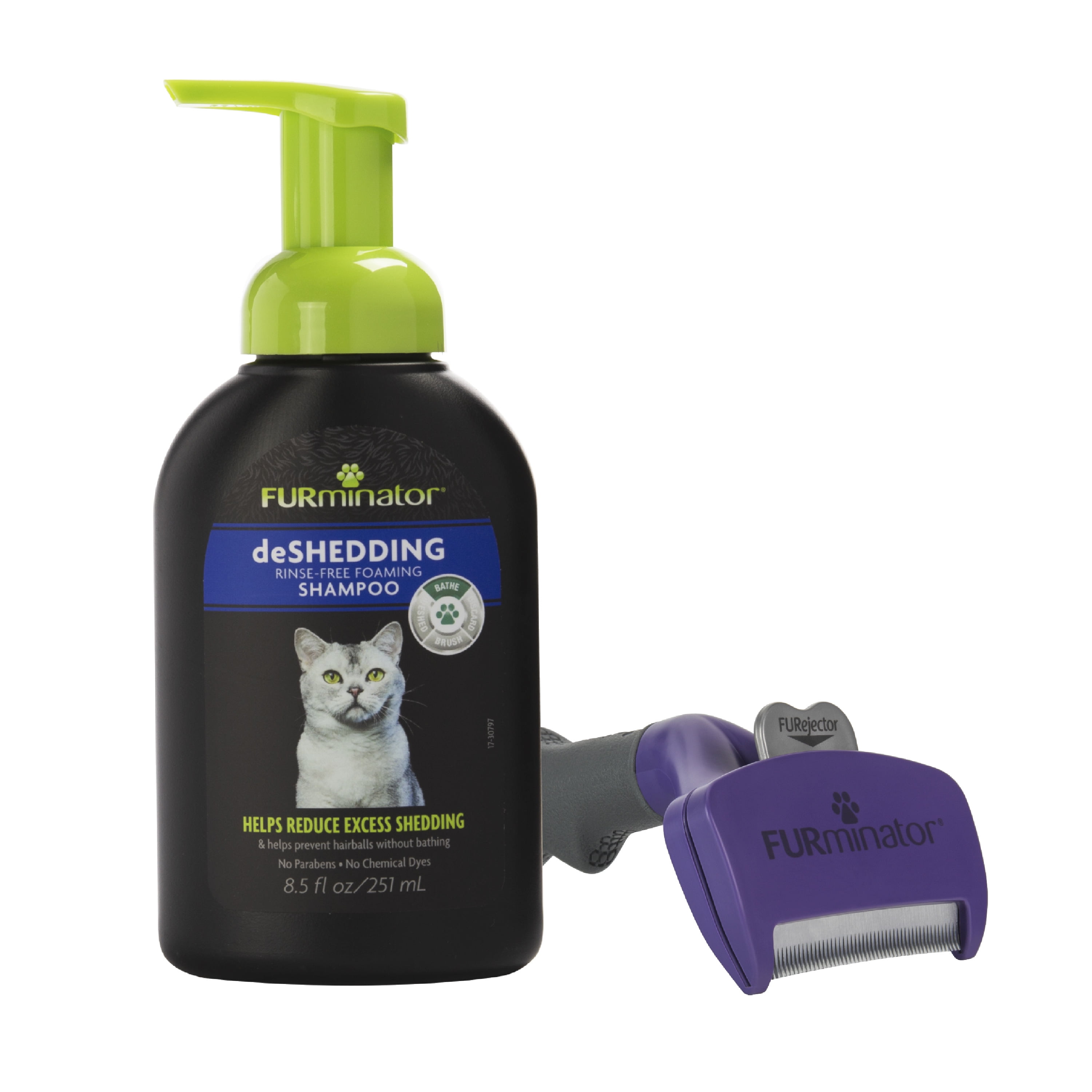 Cat shedding shampoo sale