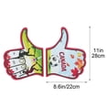 thumbnail image 2 of Sktrjpolfis EVA Foam Cheering Palm Reusable Thumbs Up Fan Mittens for Stadium & Watch Party Use, 2 of 4