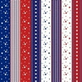 thumbnail image 3 of CafePress - Patriotic Strs & Stripes Abstract A Greeting Cards - Greeting Card, Blank Inside Matte, 3 of 3