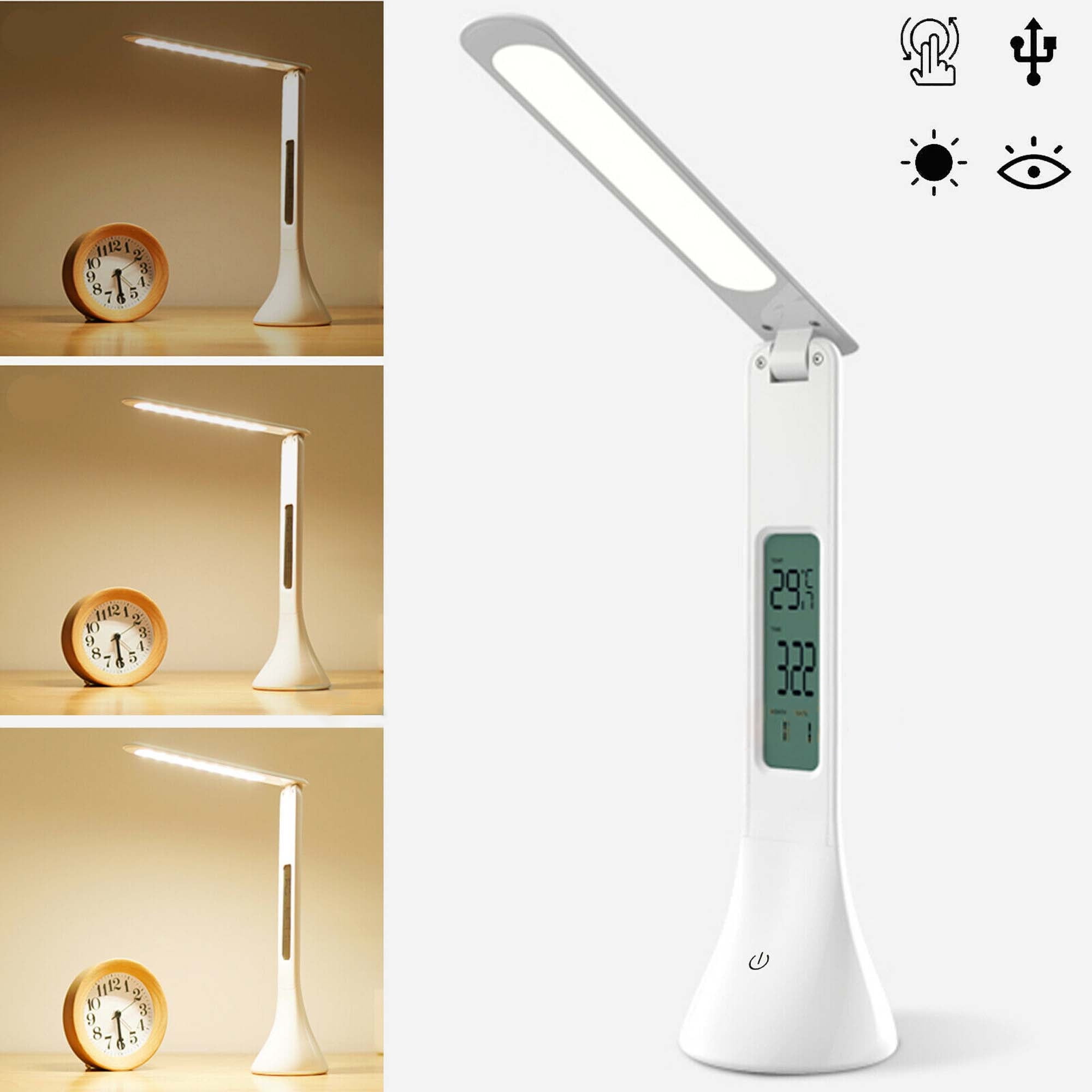 IMAGE 18 LED Desk Lamp Screen with USB Lighting & Calendar, Thermometer
