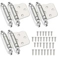 thumbnail image 1 of 6 Pcs Hinge Door Self-Closing Hinge Cold Rolled Steel Material Hinge Spring with Damper for Door Cupboard Shoe Cabinet, 1 of 4
