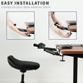thumbnail image 4 of VIVO Black Universal Clamp-on Adjustable Ergonomic Arm & Wrist Rest Pad - 2 Pack, 4 of 8