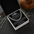 thumbnail image 2 of Graduation Gift For Son with Message Card and Gift Box, College Graduation Gift For Him, High School Graduation Gift 2025, Senior Gift Cuban Chain, Personalized Sign Off, 2 of 5