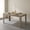 Light Gray, variant on Demi Bonn 63" Modern Dining Kitchen Table for 6 People, Rectangular Dining Table Furniture for Kitchen, Dining Room, Dinette, Breakfast Nook, Black