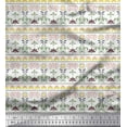 thumbnail image 1 of Soimoi Poly Georgette Fabric Leaves & Floral Block Print Fabric by The Yard 52 Inch Wide, 1 of 3