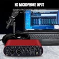 thumbnail image 5 of Professional 24Bit 192KHz Audio Interface 2 Input Sound Card, 5 of 5