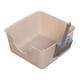 thumbnail image 2 of Caja de arena abierta para gatos de interior, suministros para mascotas, inodoro para gatos, portátil, de lado alto, fácil de limpiar, inodoro para café, 2 of 8