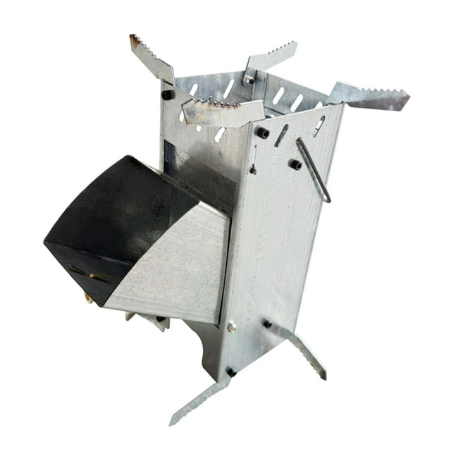Hornillo de camping portátil, versátil, compacto y plegable de metal, ideal para picnics, viajes, pesca en el jardín y otras actividades al