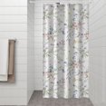 thumbnail image 2 of Pioneer Flower Floral Print Pattern Shower Curtain 36"x72" ,Bathroom Decorative Shower Curtains Set with 12 Hooks,Modern Waterproof Washable Shower Curtain, 2 of 6
