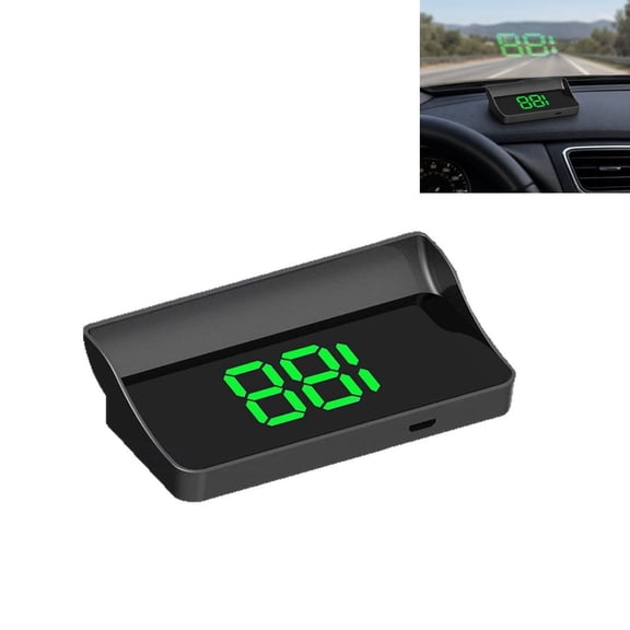 odopus car hud,GPS Speedometer with Real-Time Speed Display, USB Plug & Play, Automatic Brightness Adjustment, Large Font Display, Compatible with Most Cars, Trucks & Motorcycles