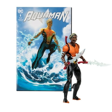 Aqualad w/Aquaman Comic (DC Page Punchers) 7" Figure - McFarlane Toys