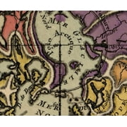 Flat Earth Map(36x44-LARGE) Buaches Physical Planisphere Map of the Earth