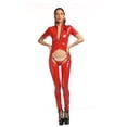 thumbnail image 1 of Catsuit Sexy para mujer, mono de piel sintética con agujeros, lencería de Pvc elástica, mono para sexo, fetiche, disfraz erótico, cachonda C ZefeiWu 1327533553322, 1 of 1