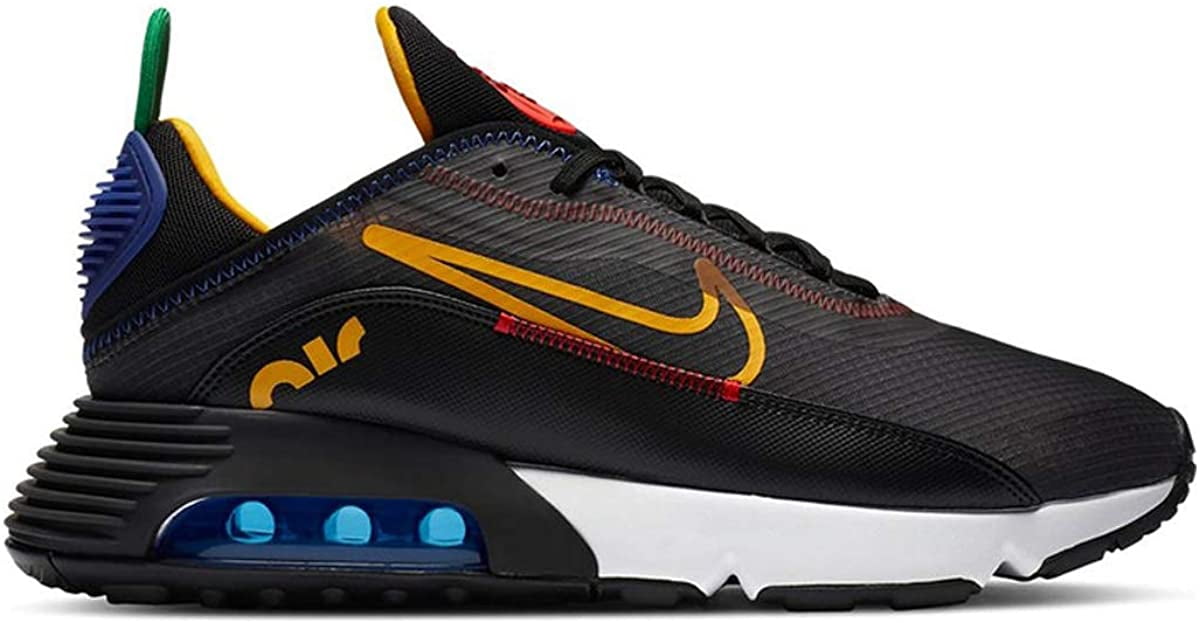 Nike Mens Shoes Air Max 2090 Dark Grey Chile Red University Gold DC1465-001  M - Walmart.com