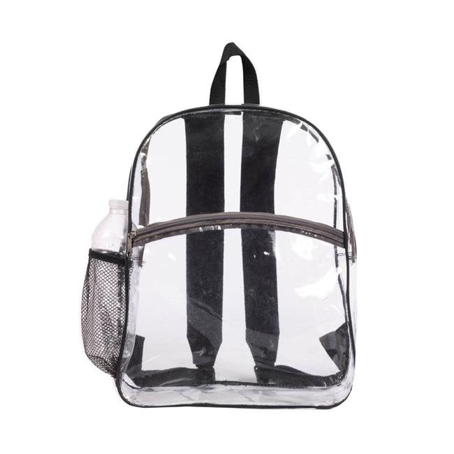 15 in. Classic Clear Backpack, Black Case of 25 Walmart Canada