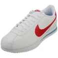 thumbnail image 1 of Nike Cortez Mens Fashion Trainers in White Red, 1 of 6