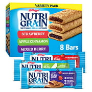 Angle View: Kelloggs , Soft Baked Breakfast Bars, Variety Pack, 10.4 Oz (8 Count)