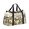 thumbnail image 2 of Picia Cattle Drive By Two Cowboys 1 Print Travel Duffle Bag,Weekender Bags for Women with Shoe Compartment, Gym Duffel Bag with Wet Pocket, Hospital Bags for Labor and Delivery, 2 of 7