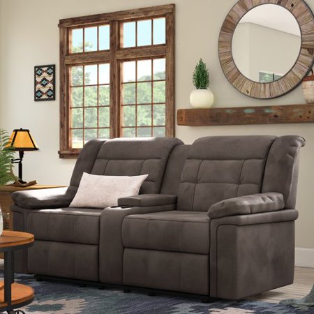 Latitude Run Serta Upholstery Charlestown Double Recliner Reclining Sofa