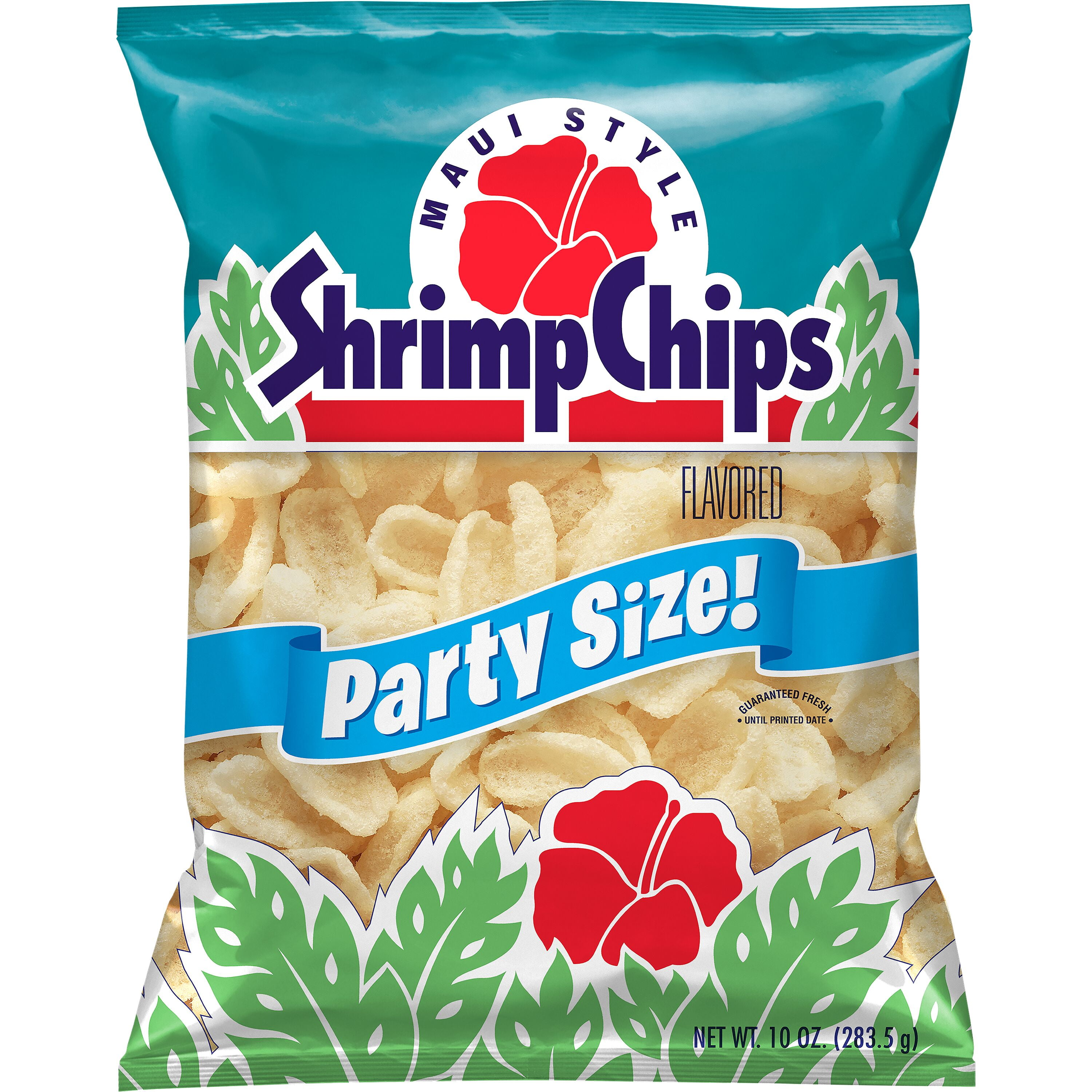 (4 pack) Maui Style Shrimp Flavor Potato Chip Snack Chips, 10 Ounce Bag