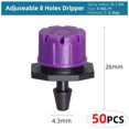 thumbnail image 1 of Variety Style Garden Drip Irrigation Dripper Fixed Flow Pressure Compensating Emitter 1/4'' Sprinkler Watering Refraction Nozzle He Qiyong unisex, 1 of 2