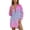 Pink Blue Leopard Print, variant on Renewold Bathing Suit Cover Up for Women Long Sleeve Button Down Shirts for Women Lightweight Comfy Beach Cover Up Shirt Casual Resort Wear Beach Tunic Top, Pink Blue Leopard Print, S