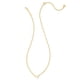 thumbnail image 1 of Collar Kendra Scott Cailin Baño de Oro con Ópalo Champagne, 1 of 3