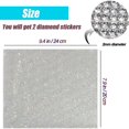 thumbnail image 3 of Pegatina De Decoración Diy, Cinta Autoadhesiva De Diamantes De Imitación, Pegatina De Decoración De Coche Brillante Para Secador De Pelo, Teléfono Móvil 2 Uds., Speravity HA041985-02, 3 of 6