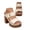 White, variant on Women's Two Band Platform Sandals Leather Orthopedic Wedge Dressy High Heels Summer Pumps Shoes for Weding Party Prom Size 6-10