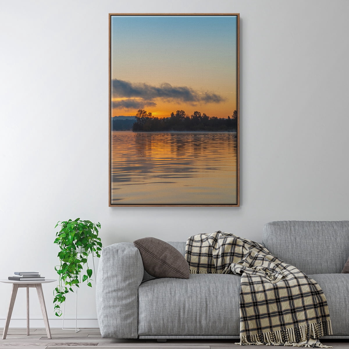 Molten Gold Framed Premium Gallery Wrapped Canvas - Ready to Hang