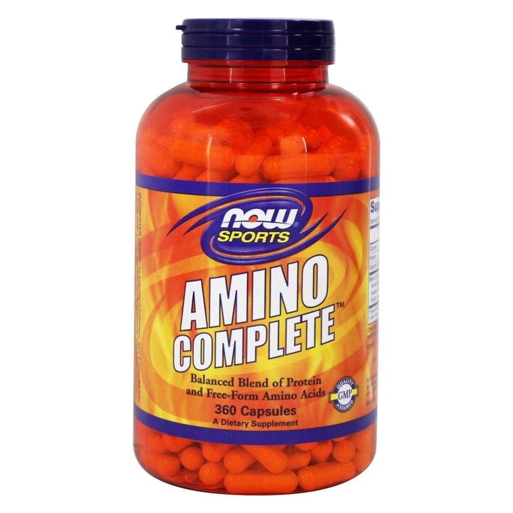 NOW Foods Amino Complete, 360 Capsules-2 Pack - Walmart.com - Walmart.com