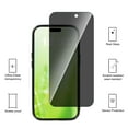 thumbnail image 3 of Privacy Screen Protector Ultra Clear Corning Tempered Glass Film Full Coverage Anti-Spy Protection Free Scratch Case Friendly Compatible with iPhone 15 Pro Max 6.7'', 3 of 9