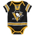 thumbnail image 2 of Infant Black Pittsburgh Penguins Hockey Jersey Bodysuit, 2 of 3