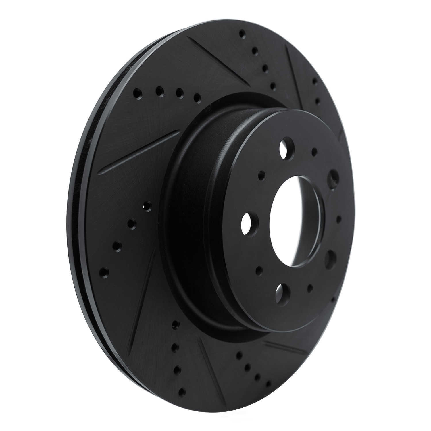 Dynamic Friction Company 633-26002R DFC Brake Rotor - Drilled And Slotted - Black