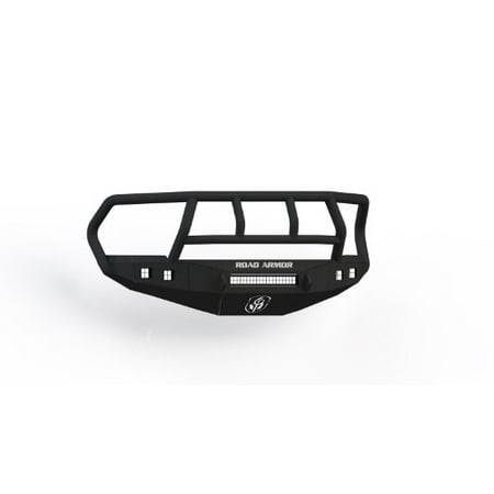 Road Armor Bumpers (Road Armor 408R2B-NW RDA408R2B-NW 10-14 DODGE RAM HD TITAN II FRONT BUMPER, SATIN BLACK - FITS 20IN LED LIGHT)