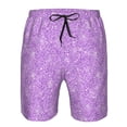 thumbnail image 4 of Naloa Lilac Glittering Men's Beach Shorts, Surfing shorts, Swim trunks, Quick Dry Swim Trunks for Surfing Beach Fun - X-Large, 4 of 9