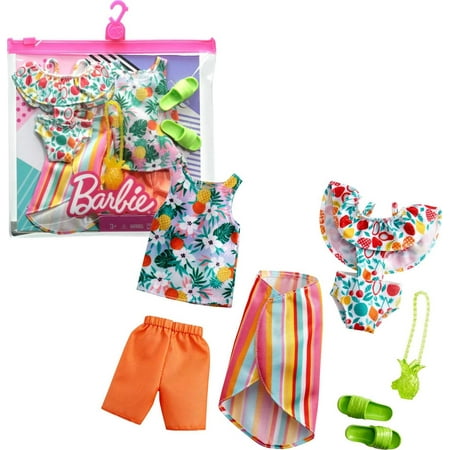 Barbie Fashion Pack with 1 Outfit for Barbie Doll & 1 for Ken Doll