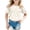 Light Pink, variant on YunPes Girls Short Sleeve Shirts Floral Graphic Printing T Shirts Teens Kids Crewneck Tee Summer Trendy Preppy Cute Tops Clothes