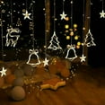 thumbnail image 6 of 2023 NEW Fairy String Moon Star Curtain Wall LED Lights Xmas Wedding Party Decor, 6 of 18