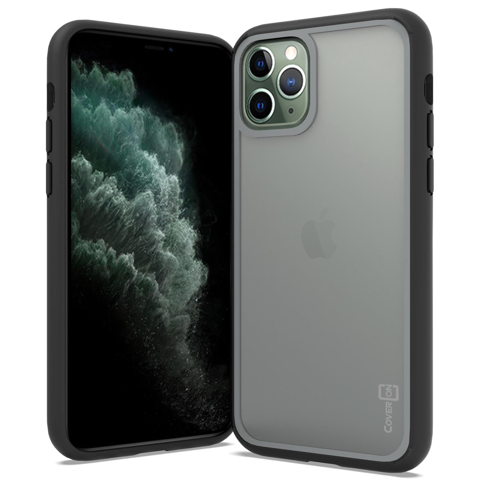 CoverON Apple iPhone 11 Pro Case Clear Protective Slim Fit Hard Phone Cover with TPU Bumpers - Unity Series