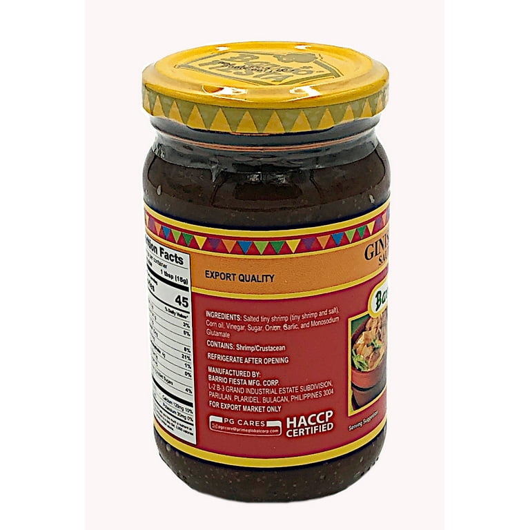 Barrio Fiesta Bagoong 3瓶セット Barrio Fiesta Sweet Ginisang Bagoong Sauteed Shrimp Paste 3pk
