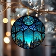 thumbnail image 1 of Decoraciones de Árbol de Navidad Decoración de Árbol 2D Decoración Colgante Redonda Decoraciones Colgantes de Navidad, 1 of 4