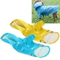 thumbnail image 4 of Dogs Raincoat, Dogs Rainwear Soft PU Waterproof  For Dogs Yellow+Blue S, 4 of 8
