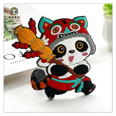 

Magnetic Silicone Fridge Magnet Tiger Pattern Decoration Pendant Anti-fall Decoration Home Furnishing Powerful Functions